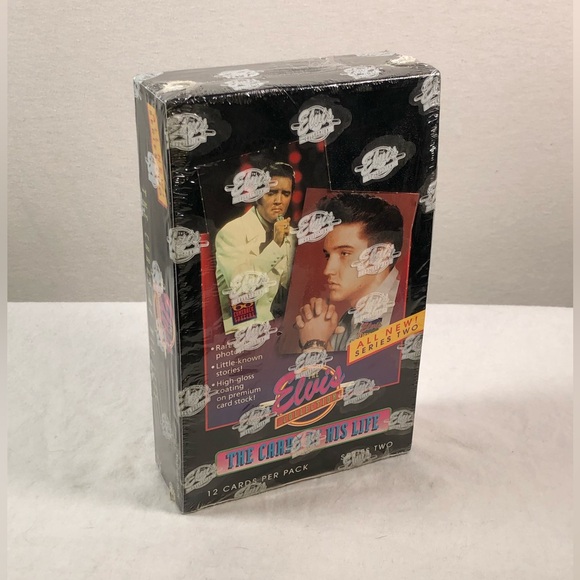 1992 River Group The Elvis Collection Series Two Trading Cards Sealed Wax Box - Picture 1 of 4